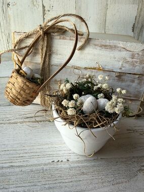 Vintage Neutral Rustic Book Bundle Decor Vignette Spring Decor